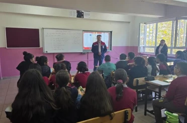 Öğrencilere sürdürülebilir gelecek dersi verildi 