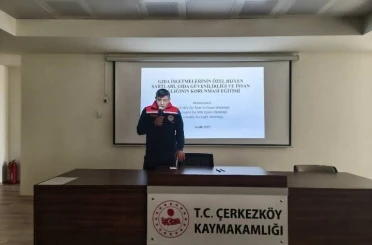 Okul kantinlerine yönelik hijyen eğitimi düzenlendi 