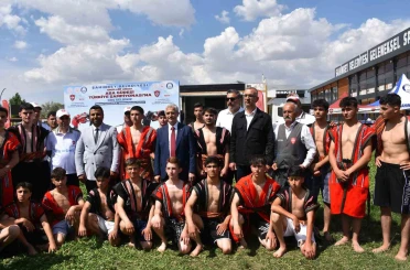 Okul Sporları Aba Güreşi Türkiye Şampiyonası Şahinbey’de başladı 