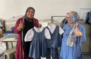 Okul üniforması ücreti derdini sona erdiren proje 
