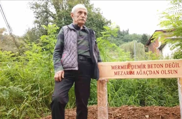 Ölümden sonra doğaya saygı: "Mezarım mermerden değil ağaçtan olsun" 