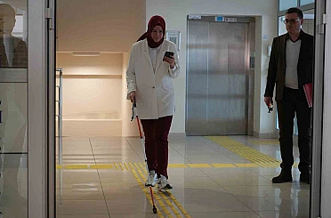 OMÜ’de görme engelliler için yapay zekâ destekli asistan devrede 
