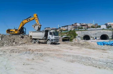 Onat Tüneli’nde çalışmalar sürüyor 