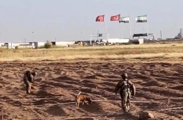 Öncüpınar Sınır Hattı’nda mayın temizleme çalışmaları sürüyor 