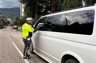 Ordu’da bir haftada 9 binden fazla araç ve sürücüsü denetlendi 
