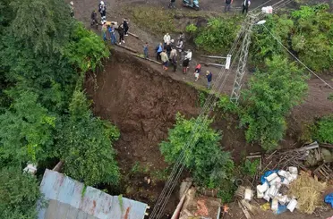 Ordu’da heyelan: Ahırdaki 5 büyükbaş telef oldu