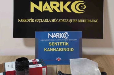 Ordu’da otobüsteki yolcunun üzerinde uyuşturucu madde ele geçirildi: 1 tutuklu 