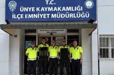 Ordu’da polis bayramda görev başında 