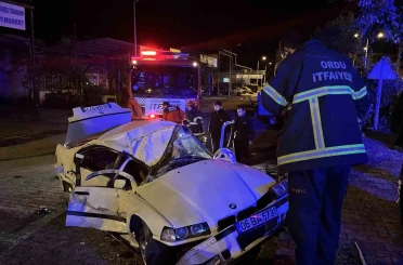 Ordu’da trafik kazası: 3 yaralı 