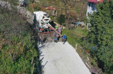Ordu’da yol çalışmaları sürüyor 