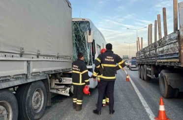 Ordu’da yolcu otobüsü ile tır çarpıştı: 4 yaralı 