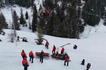 Ordu’daki kayak merkezinde gerçeğini aratmayan kurtarma tatbikatı 