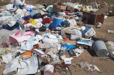 Orhangazi Mahallesi’nde boş arazi çöplüğe döndü 