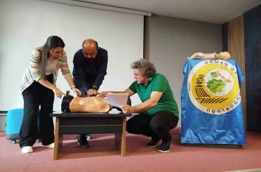 Orman İşletme personeline ilk yardım eğitimi 