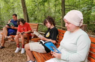 Orman Kütüphanesi’nde kuş sesleri eşliğinde okuma keyfi 