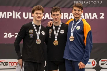 Osmangazi Belediyesporlu Arda Meriç’ten bronz madalya 