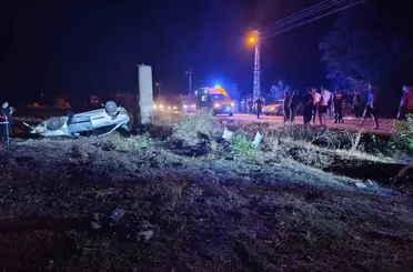 Osmaniye’de otomobil şarampole uçup takla attı: 3 yaralı
