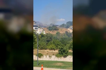 Otluk alanda çıkan yangın hızlı müdahale ile söndürüldü 