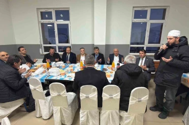 Otlukbeli’nde şehit yakınları, gaziler ve vatandaşlar iftar programında buluştu 