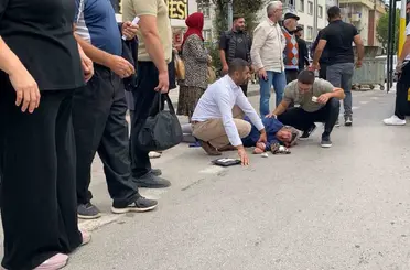 Otobüsün çarptığı yaşlı kadın ağır yaralandı
