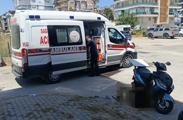 Otomobil ile motosiklet çarpıştı: 1 yaralı 