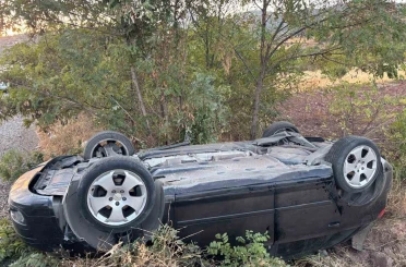 Otomobil takla attı: 1 yaralı 