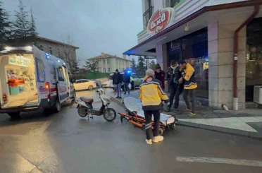 Otomobilin çarpıp kaçtığı bisiklet sürücüsü yaralandı 