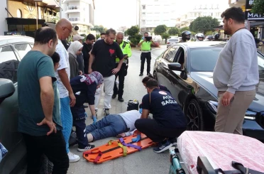Otomobilin çarptığı yaya ağır yaralandı 