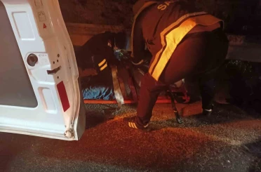 Otomobilin çarptığı yaya ağır yaralandı 