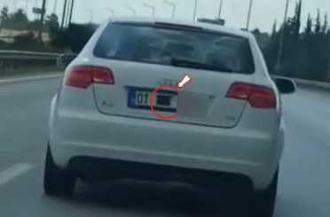 Otoyolda plaka gizleyerek seyreden araca 140 bin TL ceza 
