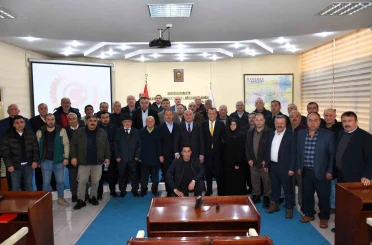 Ovacık muhtarları taleplerini İl Genel Meclisi’ne iletti 
