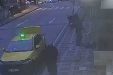 Özbek kadının öldürüldüğü olaya ilişkin yeni görüntüler ortaya çıktı, taksiye böyle binmişler 
