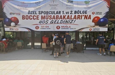 Özel sporcular Bocce Türkiye şampiyonası Muğla’da başladı 