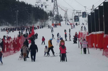 Palandöken’de kayak coşkusu 
