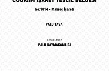 Palu Tava coğrafi işaret tescili aldı 