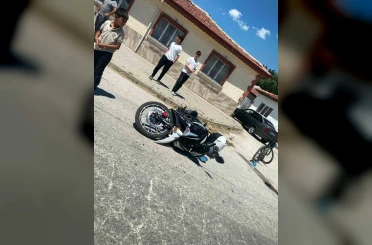 Panelvan araç ile motosiklet çarpıştı: 1 yaralı 