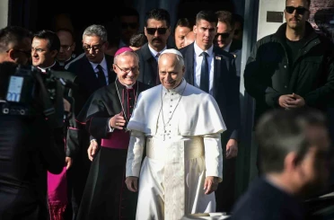Papa 14. Leo, Şişli’deki Kutsal Ruh Katedrali’nde ayine katıldı 