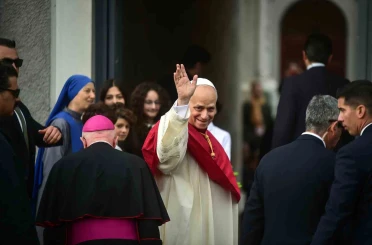 Papa 14. Leo, Şişli’deki Kutsal Ruh Katedrali’ne geldi 