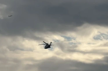 Papa 14. Leo’nu taşıyan Helikopter İznik’e hareket etti 