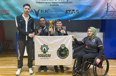 Paralimpik masa tenisinde Karatay’dan 5 madalya