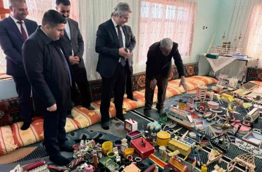 Parkinson hastasının üretim mücadelesine kaymakamdan destek