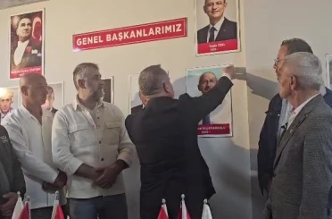 Parti binasından Kılıçdaroğlu’nun fotoğrafı kaldırıldı 