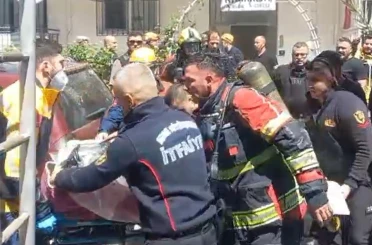 Patlama sonrası çıkan yangında engelli şahıs hayatını kaybetti 