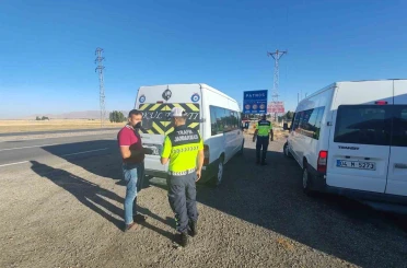 Patnos’ta öğrenci servislerine denetim 