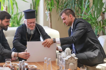 Patrik Bartholomeos, Bodrum Belediyesini ziyaret etti 