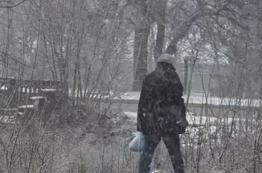 Pınarhisar’da gece fırtınası ilçeyi beyaza bürüdü 