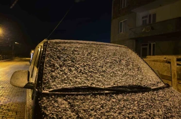 Pınarhisar’da kar yağışı başladı 