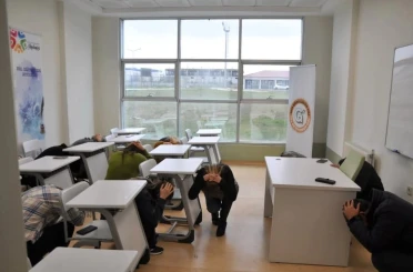 Pınarhisar’da yangın ve deprem tatbikatı gerçekleştirildi 