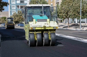 Polatoğlu Sokak’ta asfalt serimi tamamlandı 