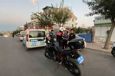 Polisin ’dur’ ihtarına uymayan motosikletli, kovalamaca sonucu yakalandı 